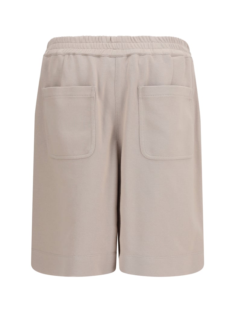 shorts cotton piqué pale oak by Selfnex