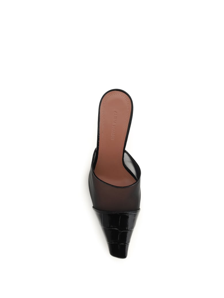 mules jamie mesh black by Selfnex