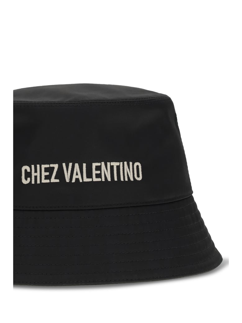 bucket hat black/cream by Selfnex