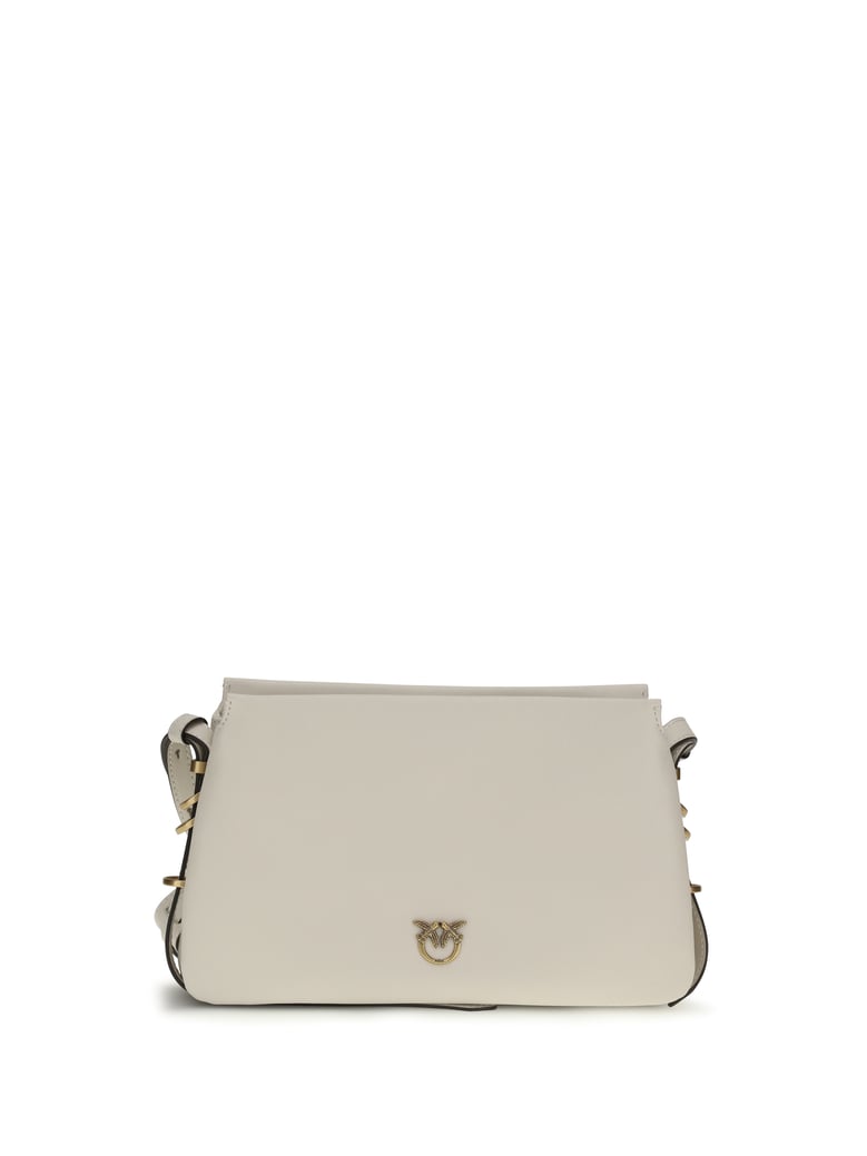 shoulder bag one two three mini white/antique gold by Selfnex