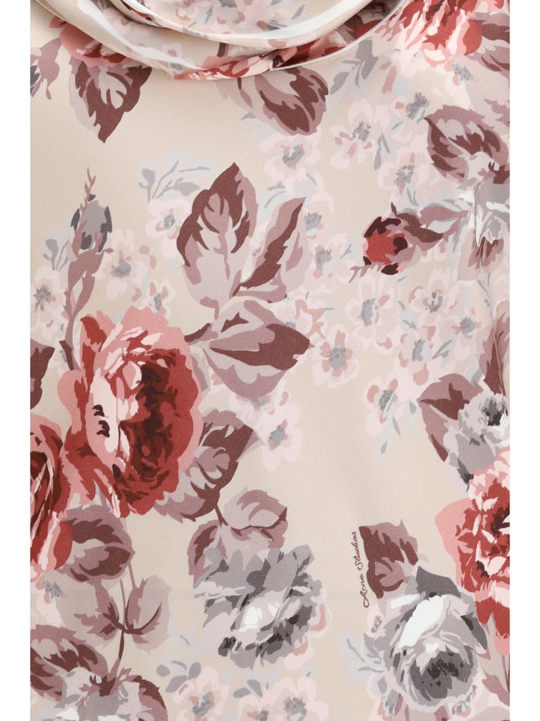 dress floral-print multi beige by Selfnex
