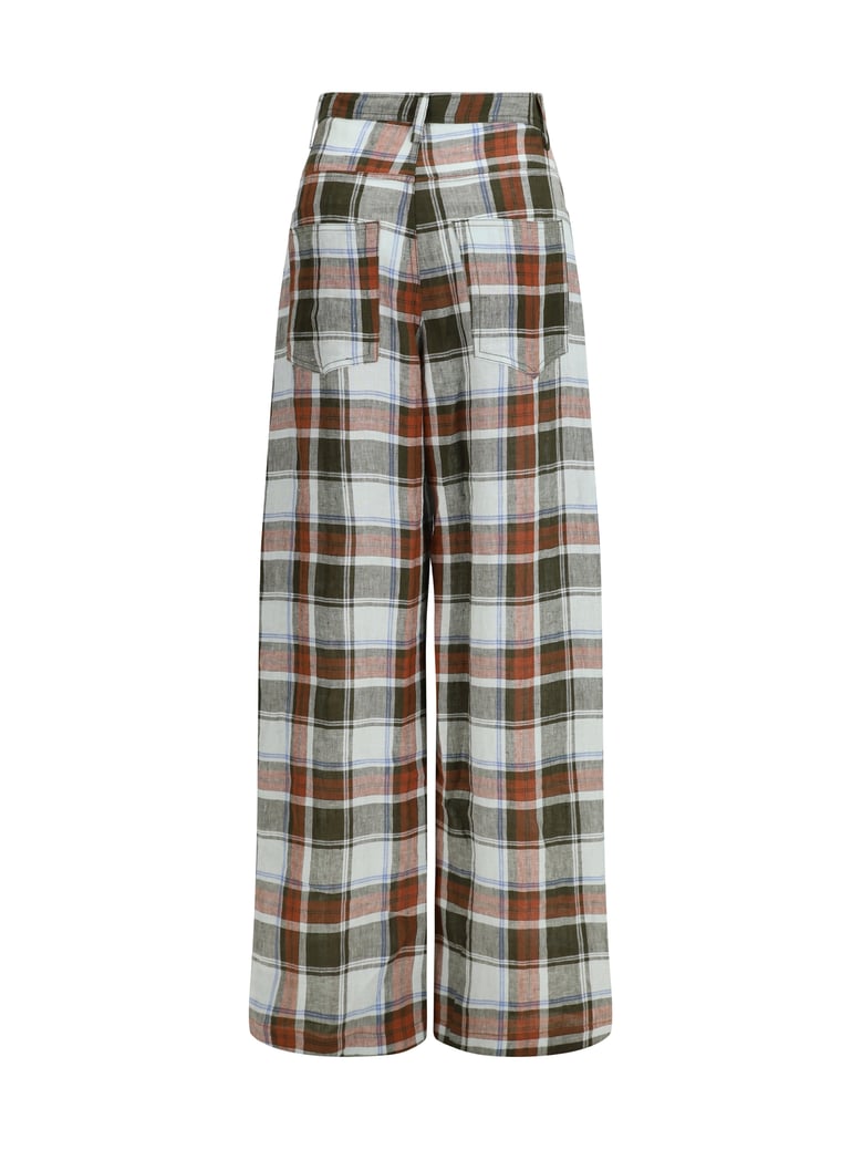 trousers courtney green linen by Selfnex