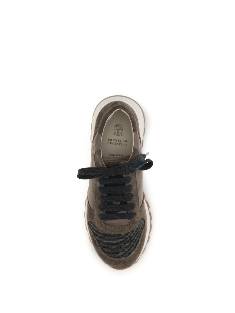 sneakers active brown calf leather by Selfnex