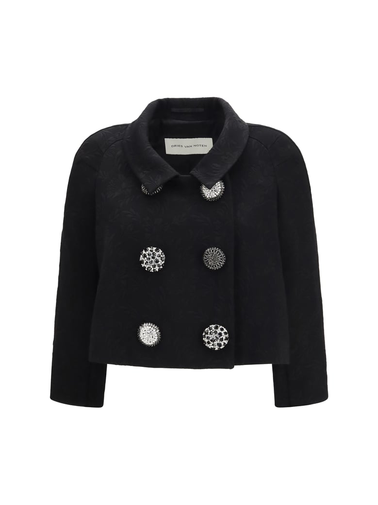 cropped jacket black by Selfnex