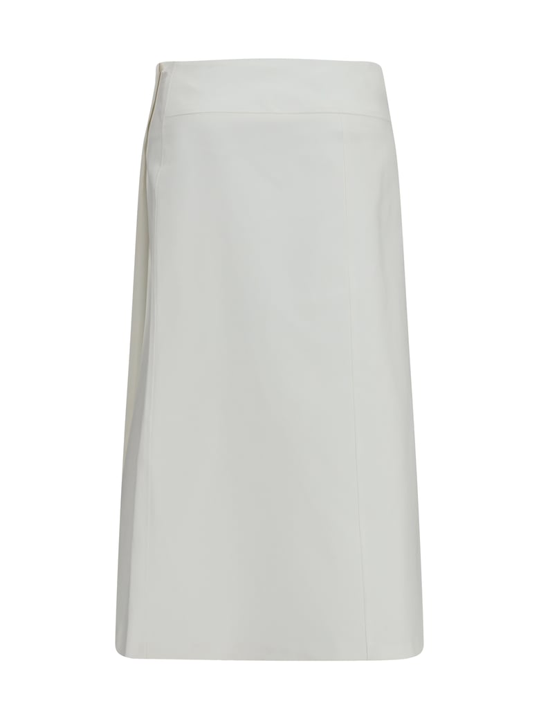 skirt bonded cotton white by Selfnex