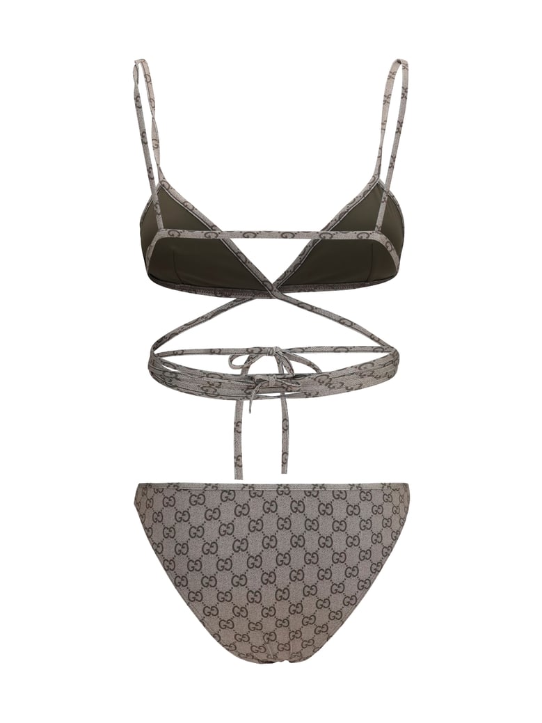 stretch jersey bikini beige/ebony by Selfnex