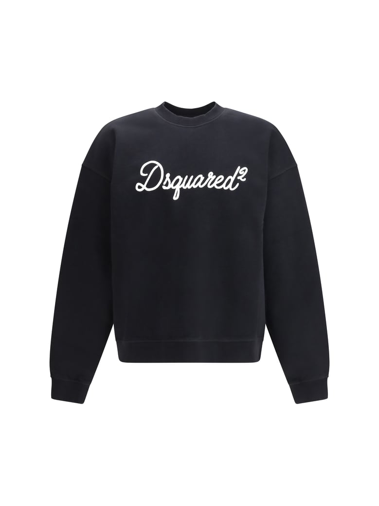 crewneck sweatshirt black by Selfnex