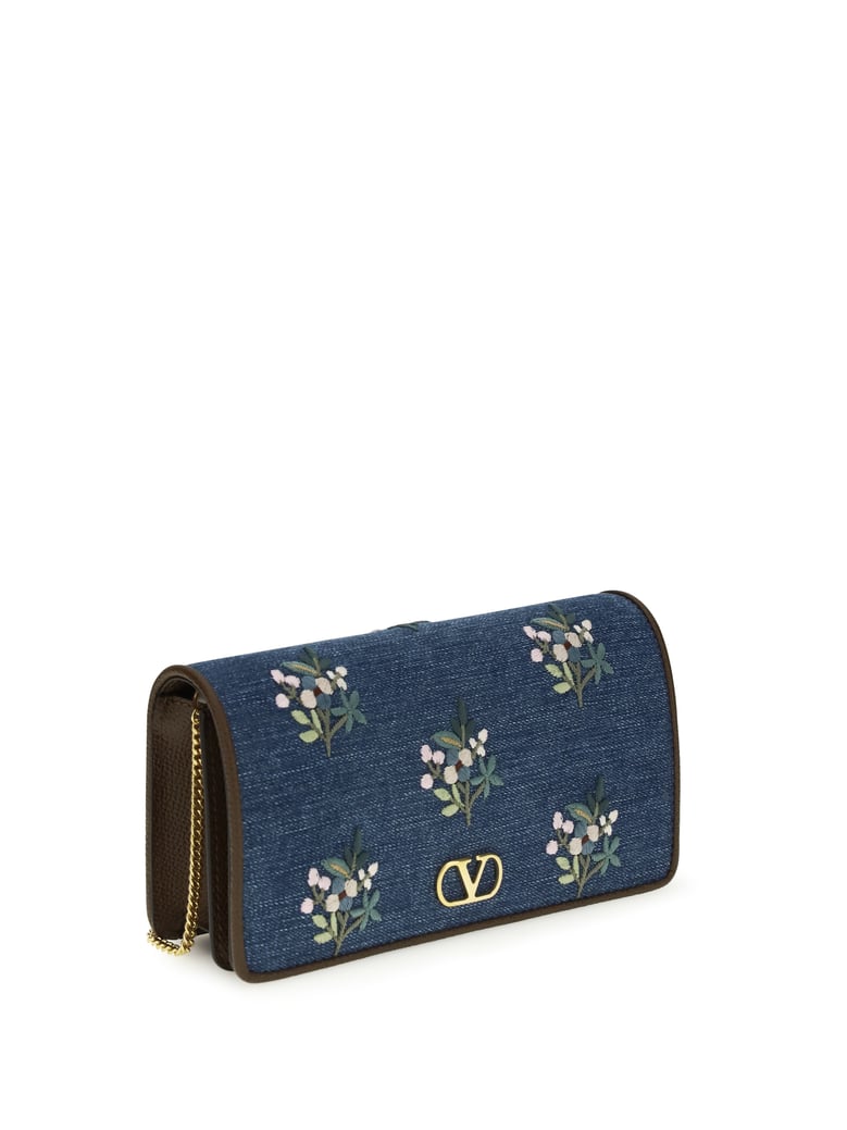 shoulder bag mini vlogo signature denim by Selfnex