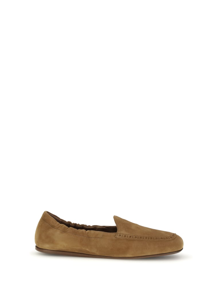 suede loafers walnut by Selfnex