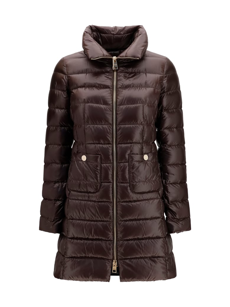 down jacket maria dark brown by Selfnex