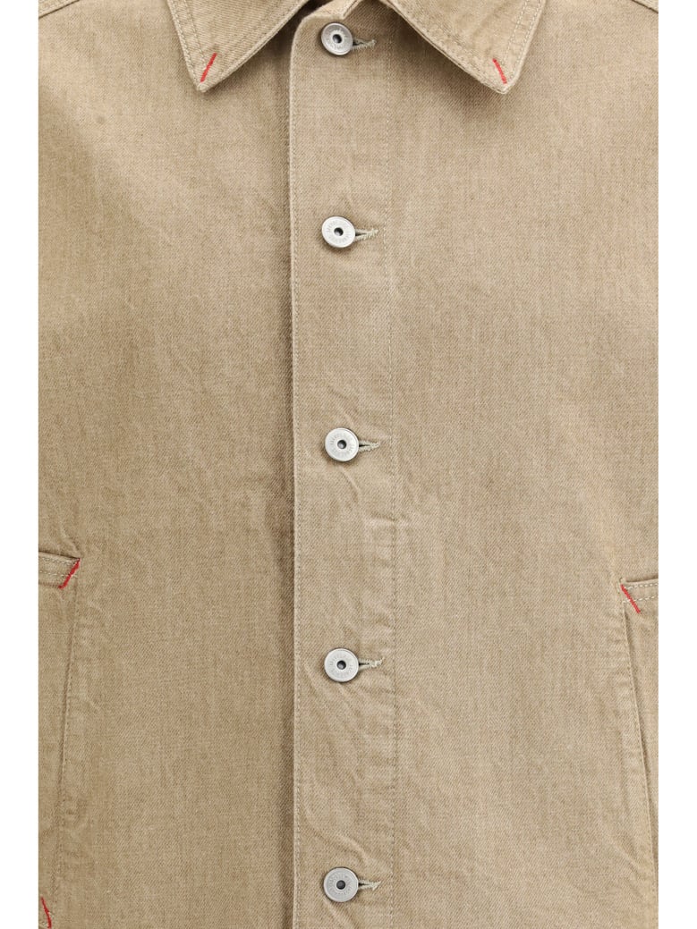 denim jacket mirada de-nîmes beige by Selfnex