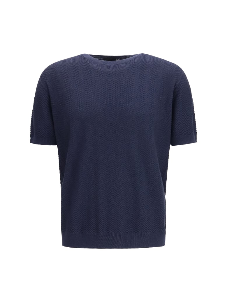sweater cotton-silk midnight blue by Selfnex