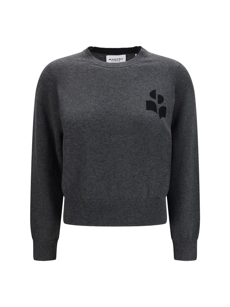 crewneck sweater lanta anthracite/black by Selfnex