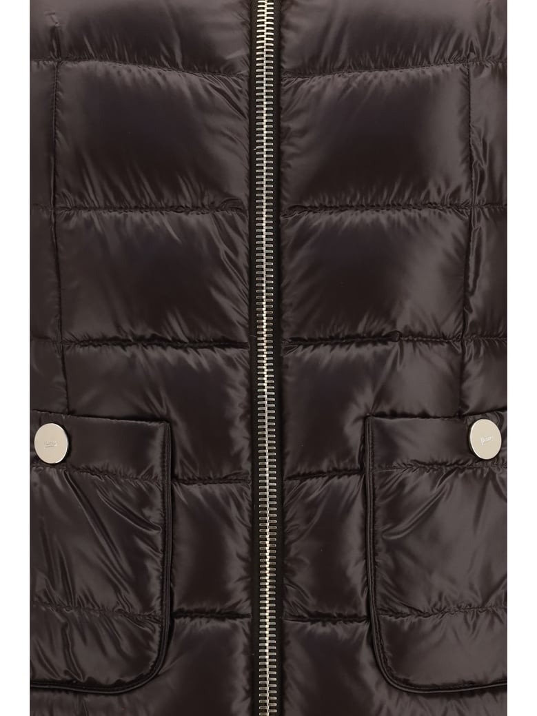 down jacket maria dark brown by Selfnex