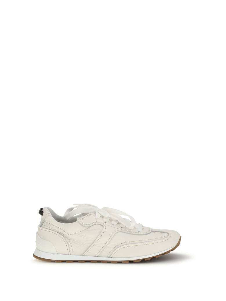 leather sneakers butter by Selfnex