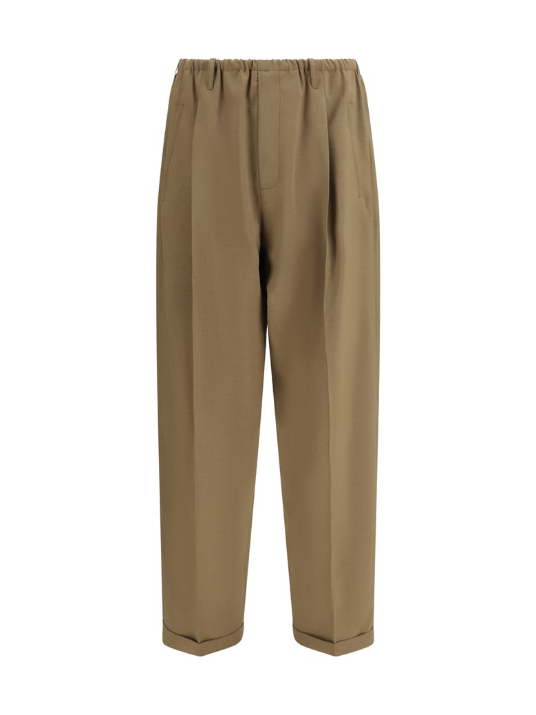 trousers people’s pants beige by Selfnex