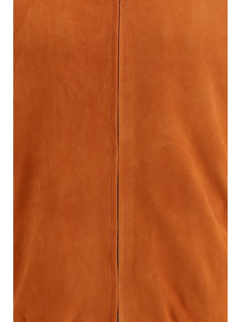 jacket calf leather apricot by Selfnex