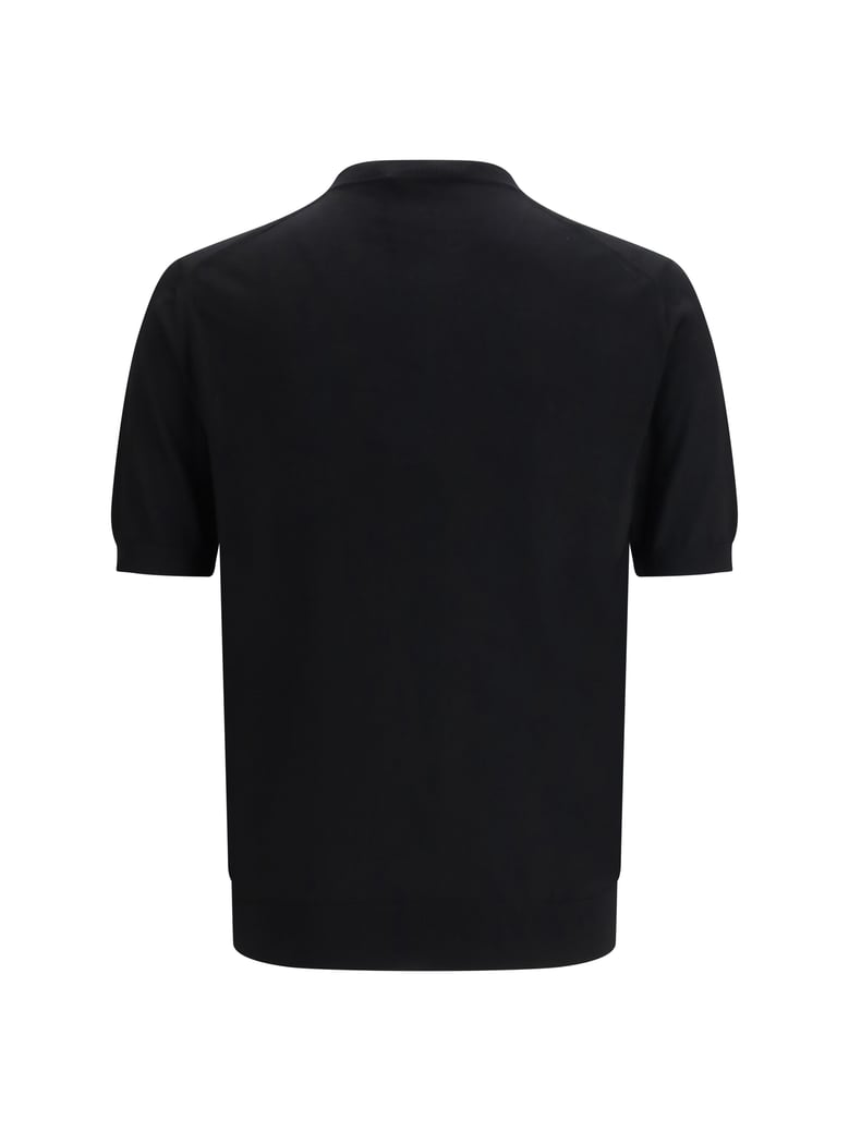 t-shirt virgin wool black by Selfnex