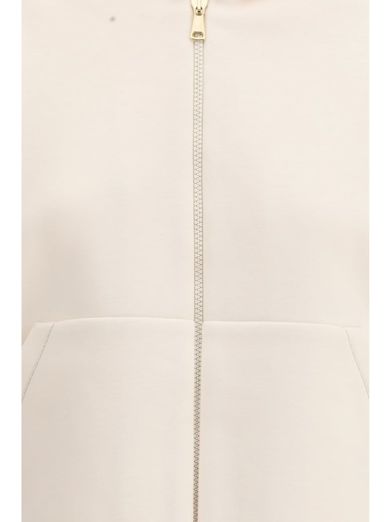 hooded sweatshirt cream by Selfnex