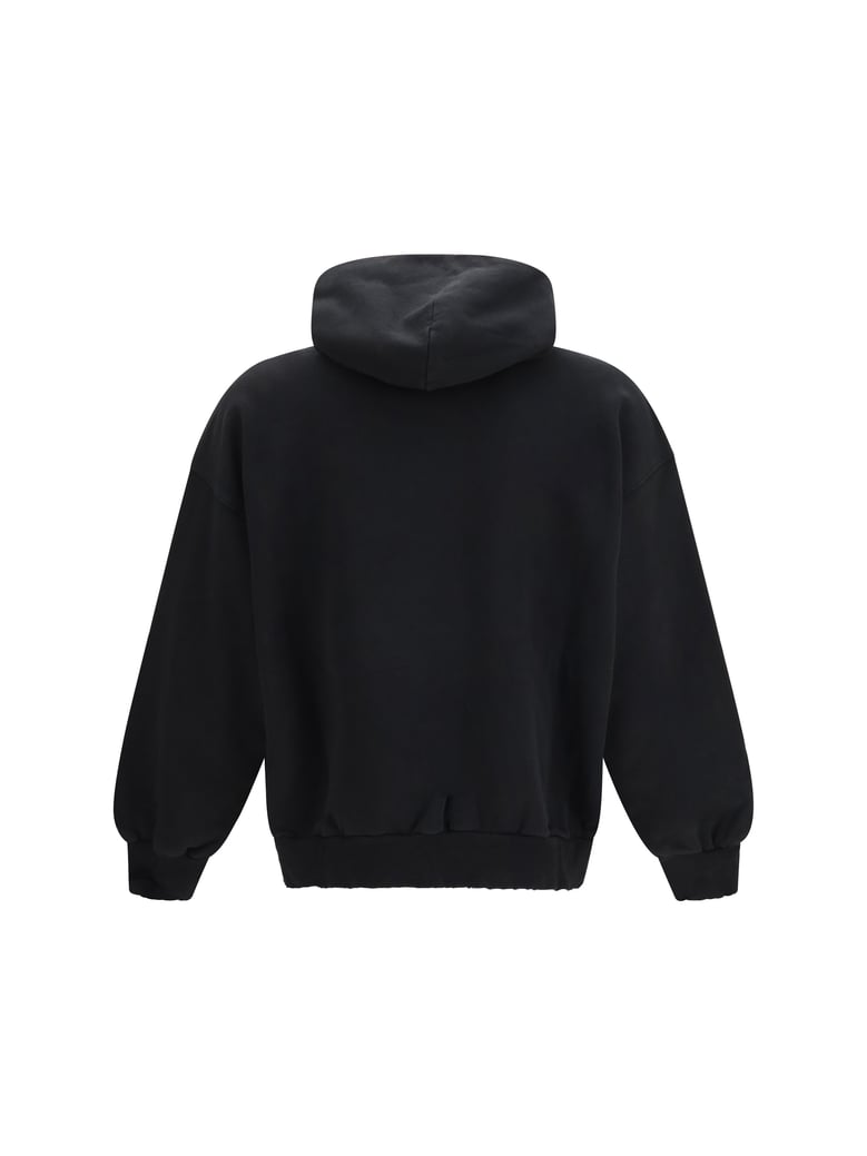 hoodie messy spray black by Selfnex