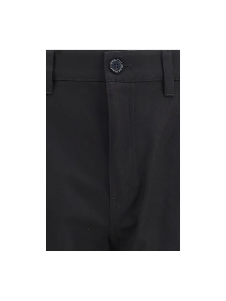 chinos cotton twill black by Selfnex