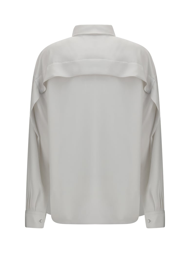 long-sleeve shirt amari cloud white by Selfnex