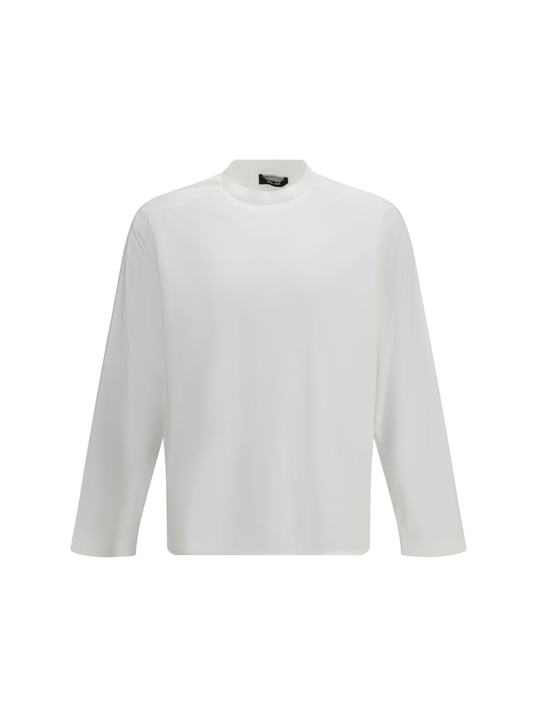 long-sleeved t-shirt white by Selfnex