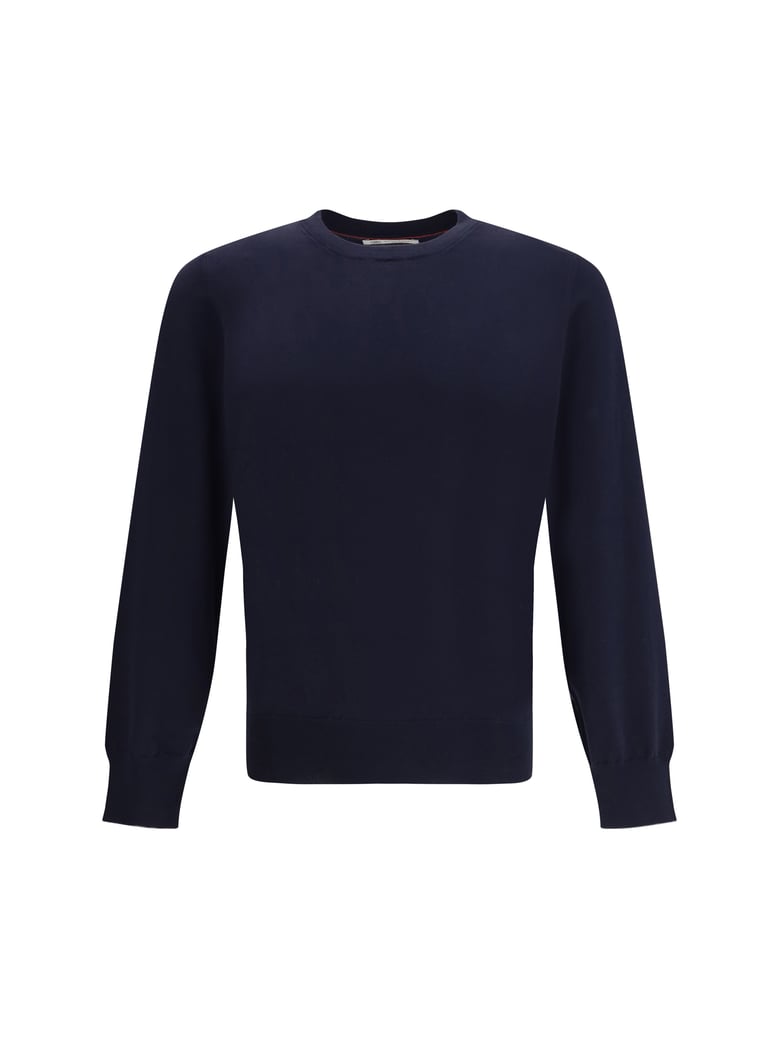 sweater cotton navy/dark grey by Selfnex