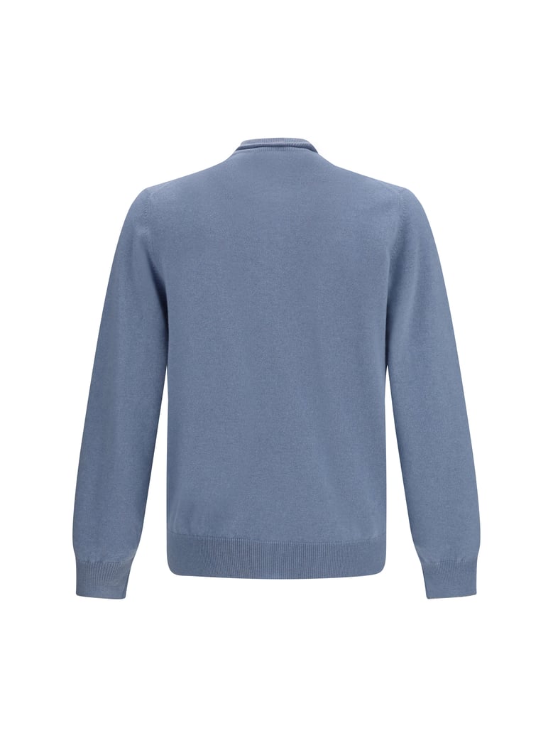 cashmere cardigan powder blue/light grey by Selfnex