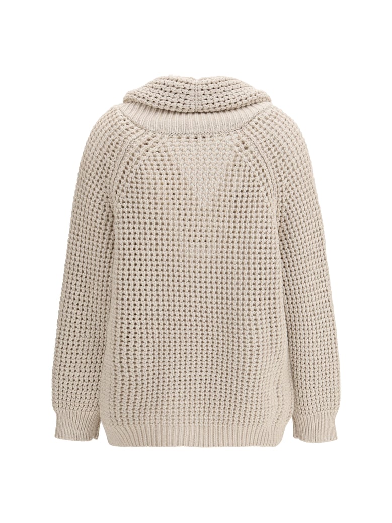 cardigan cotton-feather oat by Selfnex