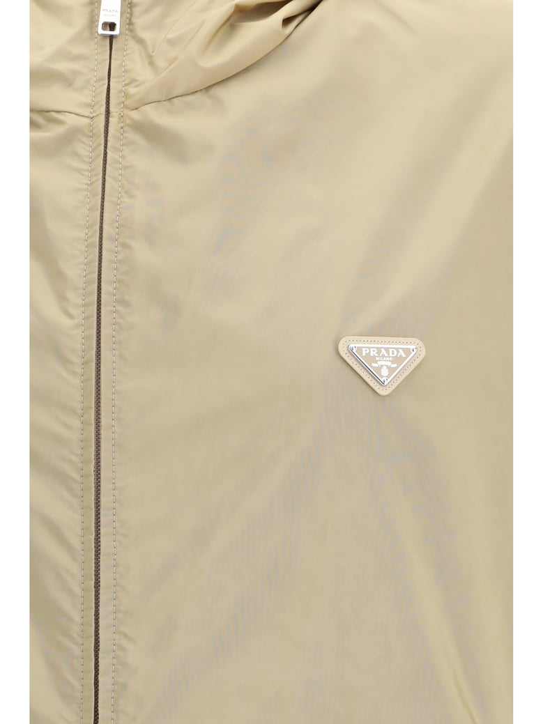 down jacket re-nylon reversible camel/aviation by Selfnex