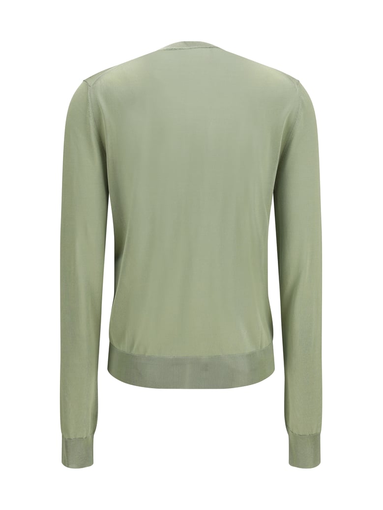 cardigan crewneck in viscose by Selfnex