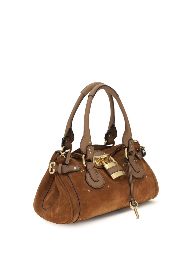 handbag paddington suede vintage brown by Selfnex