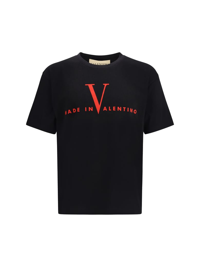 cotton t-shirt black/red by Selfnex