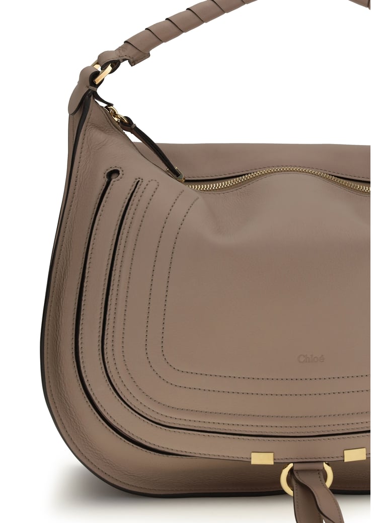 shoulder bag marcie woodsmoke calfskin by Selfnex