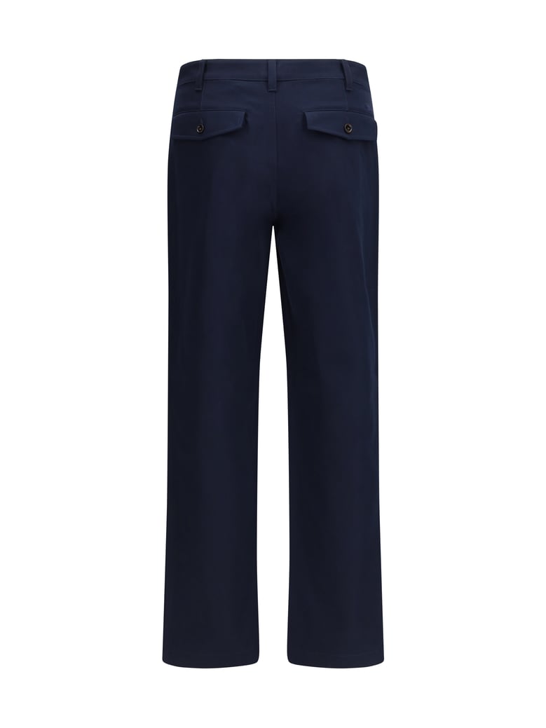 chino pants cotton twill navy by Selfnex