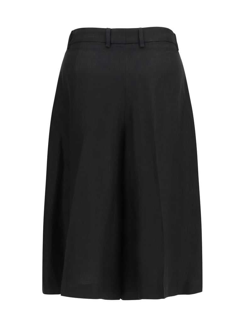 bermuda shorts twill black by Selfnex