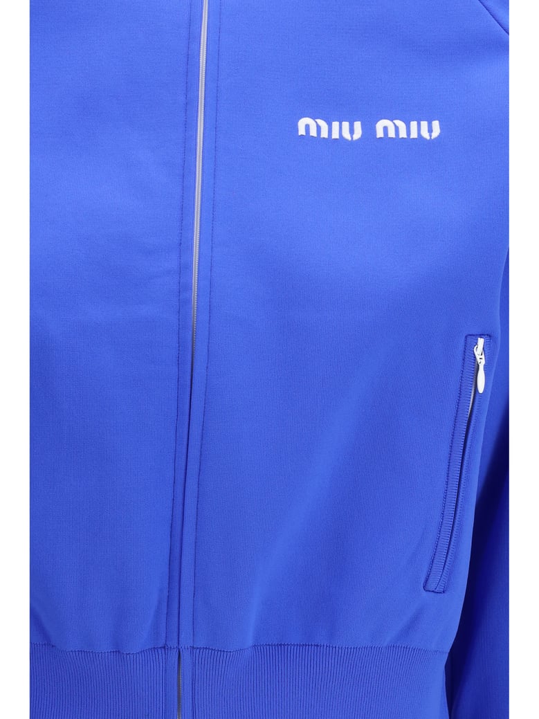 zip-up sweatshirt bluette/red by Selfnex