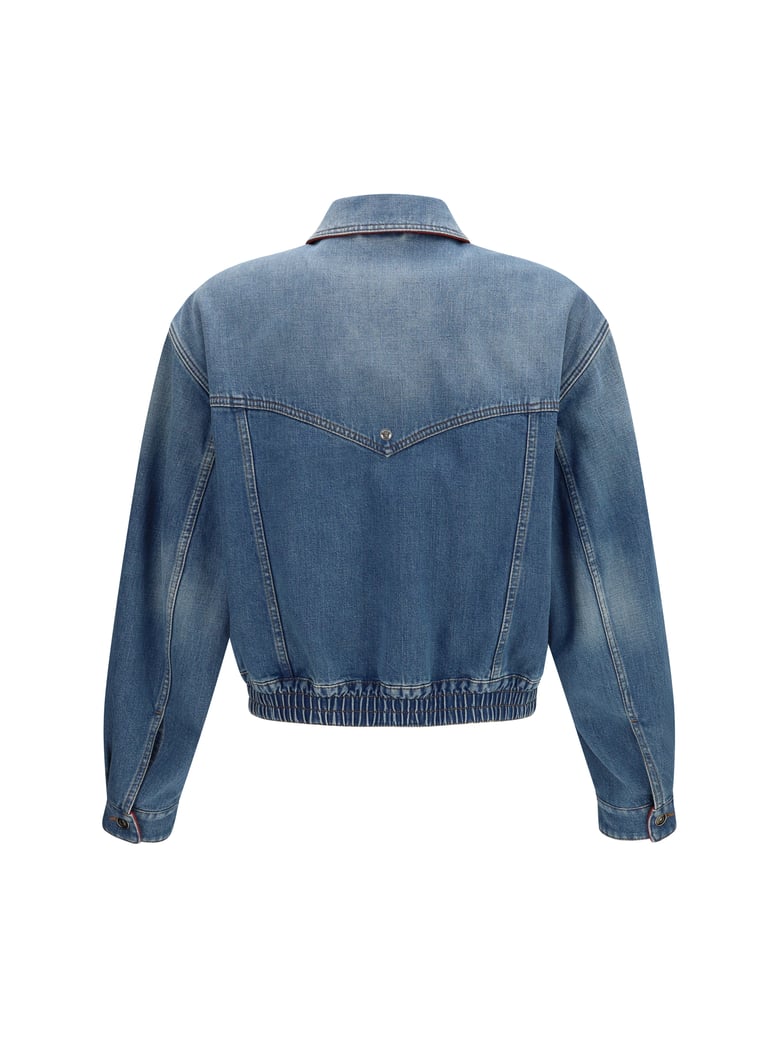 jacket medusa cotton denim medium blue by Selfnex