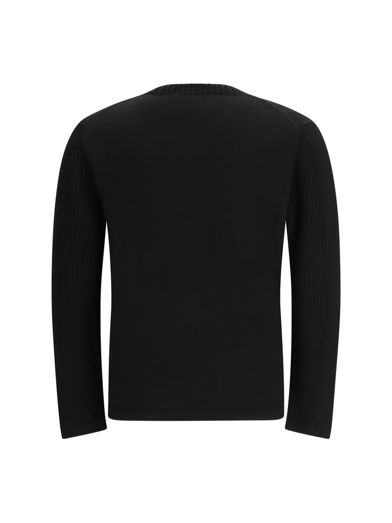 sweater virgin wool black by Selfnex