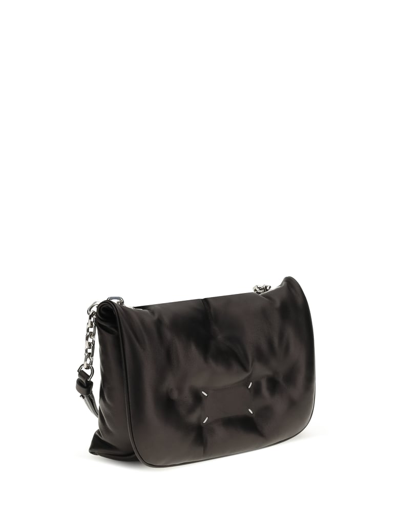 mini bag glam slam flap black lambskin by Selfnex