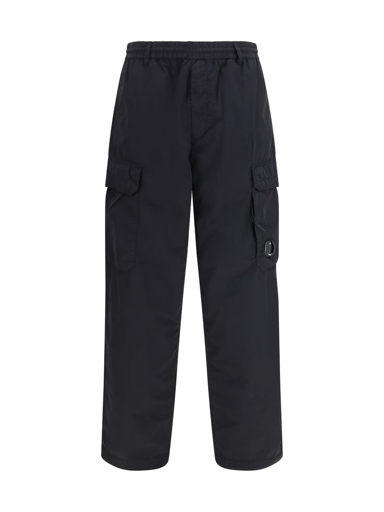 cargo pants flatt nylon black by Selfnex