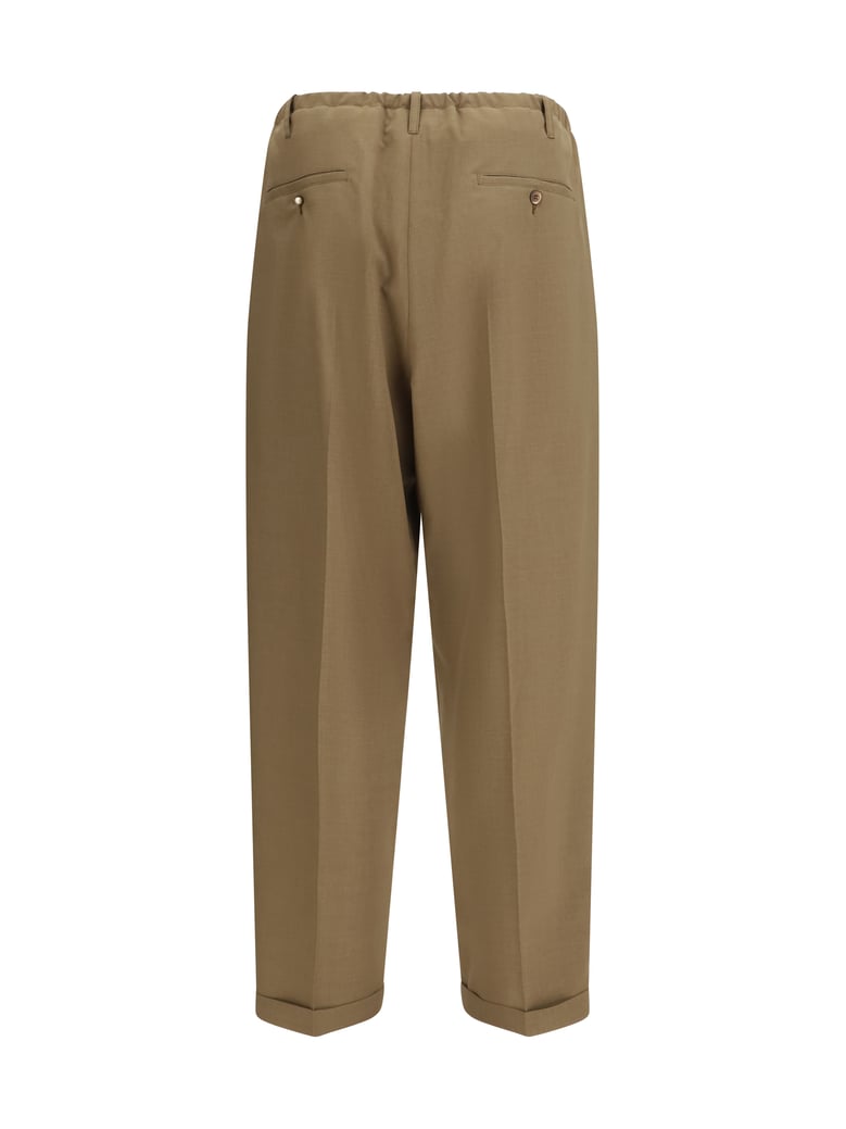 trousers people’s pants beige by Selfnex