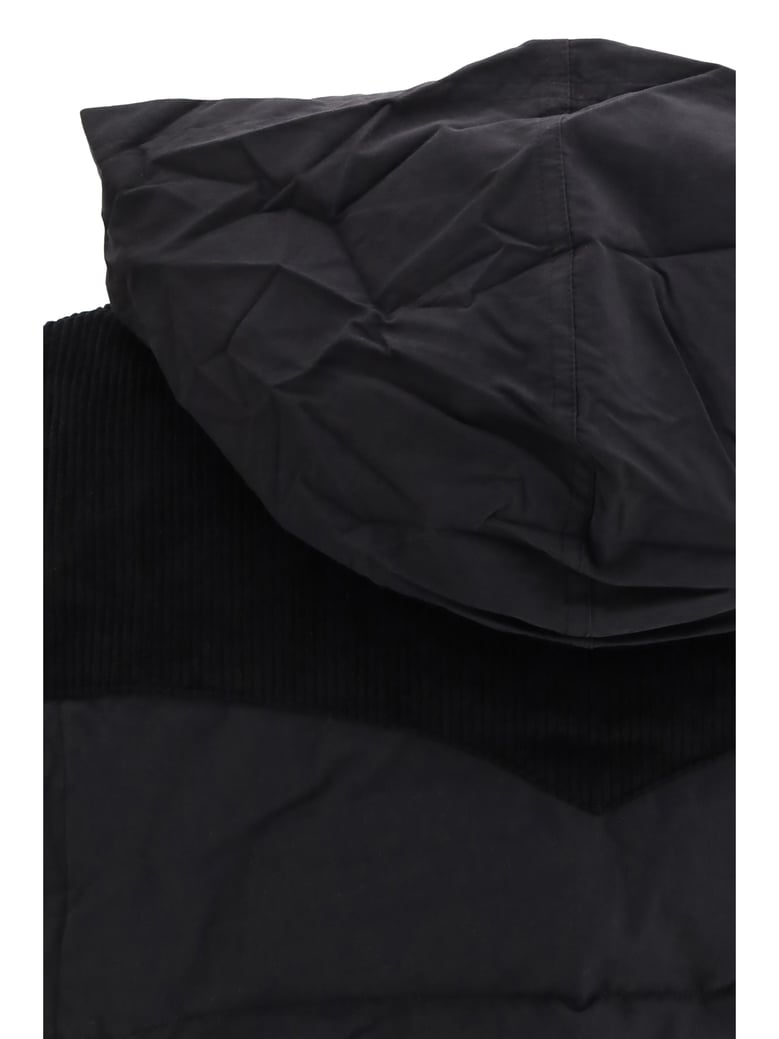 padded gilet olfa faded black by Selfnex