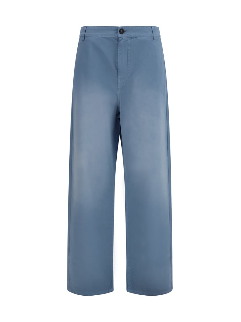 garment-dyed wide-leg trousers by Selfnex