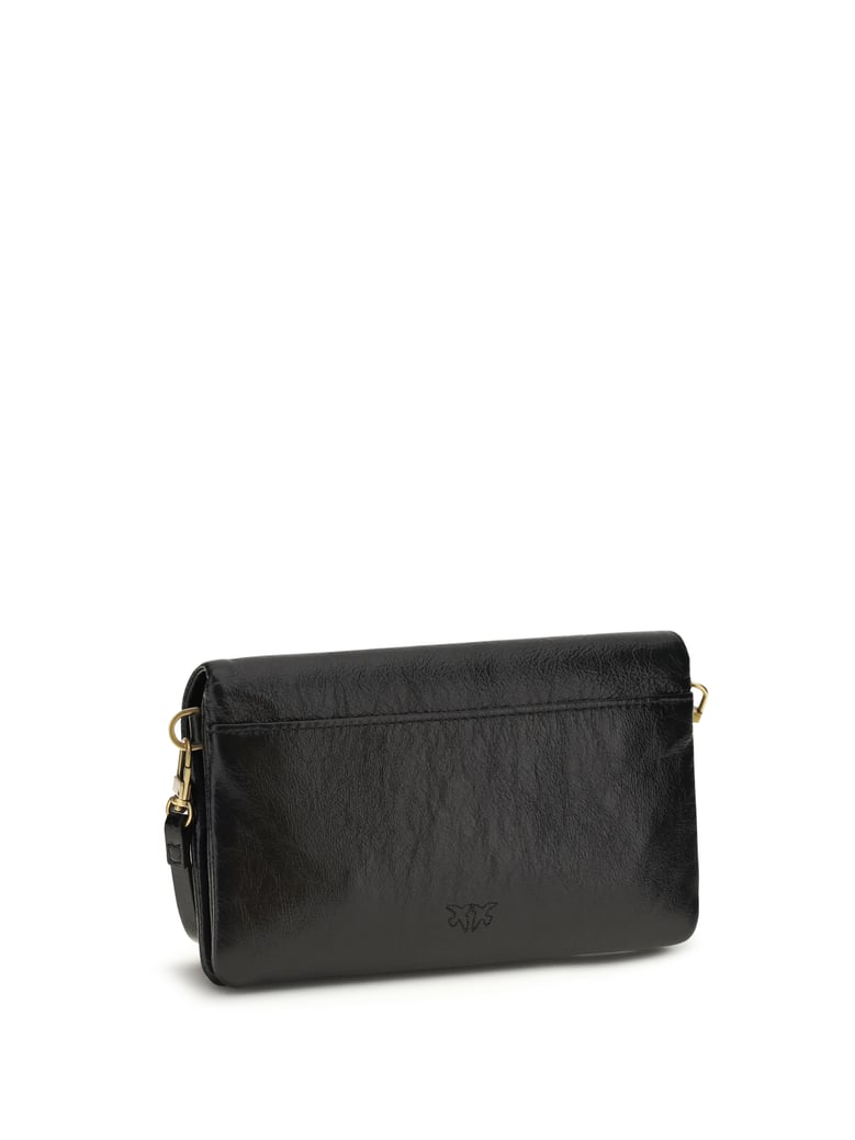 shoulder bag love click soft black/antique gold by Selfnex