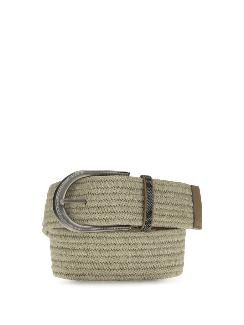 belt shiny loop braided linen by Selfnex