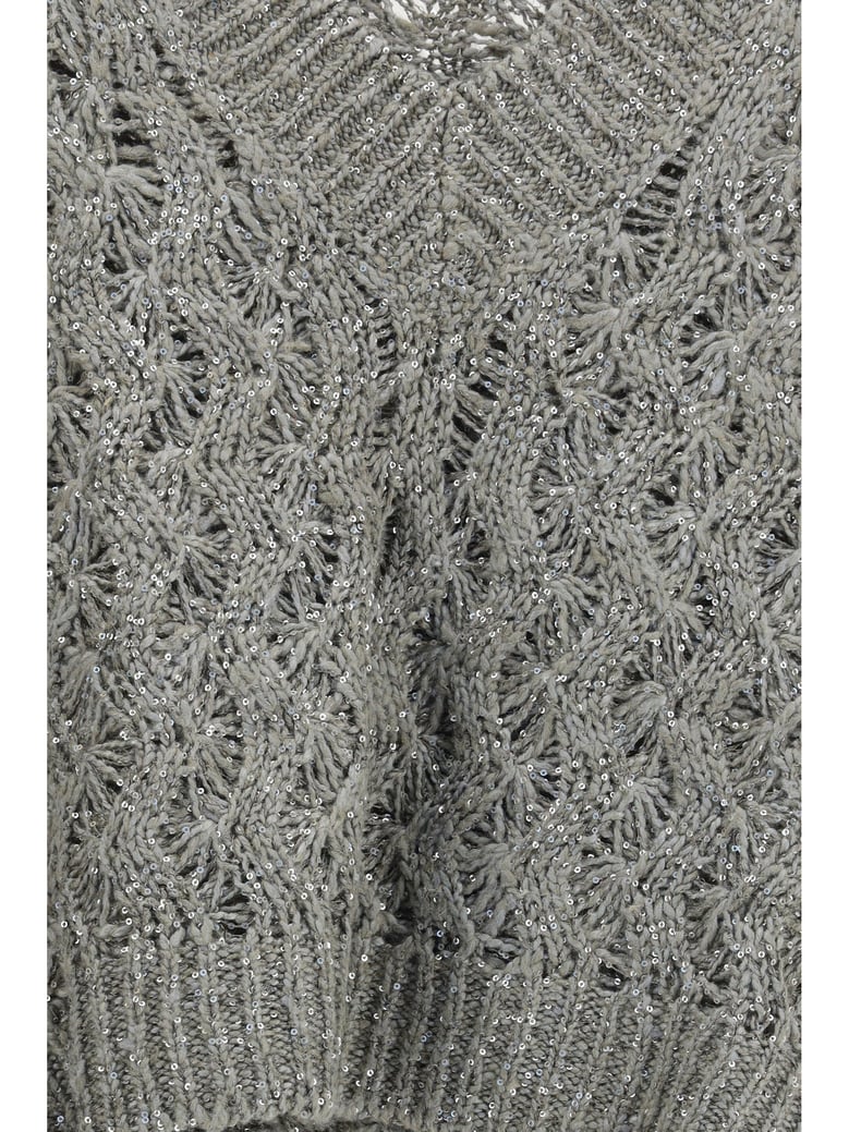 vest silk-blend sequined rosemary by Selfnex