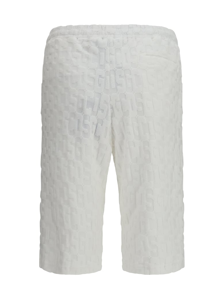 shorts monogram optic white by Selfnex
