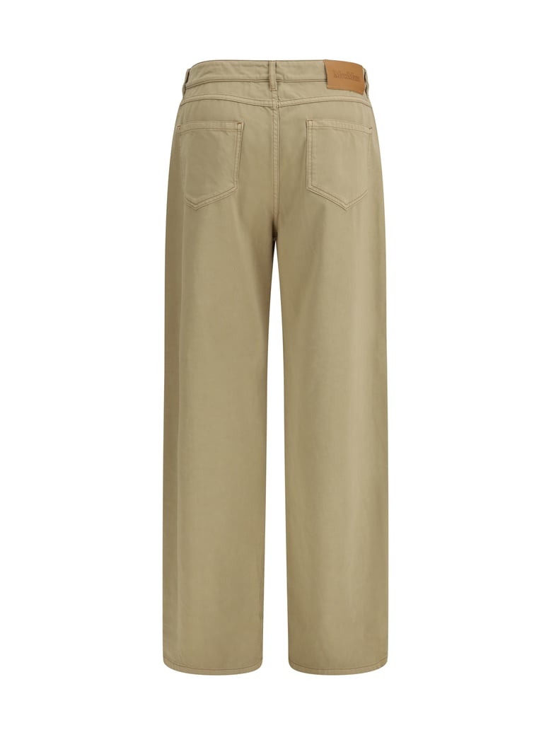 baggy pants in cotton satin by Selfnex